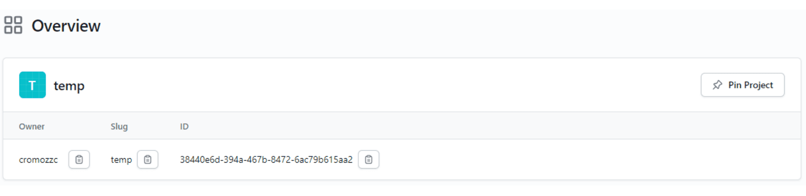 Project creation in Expo