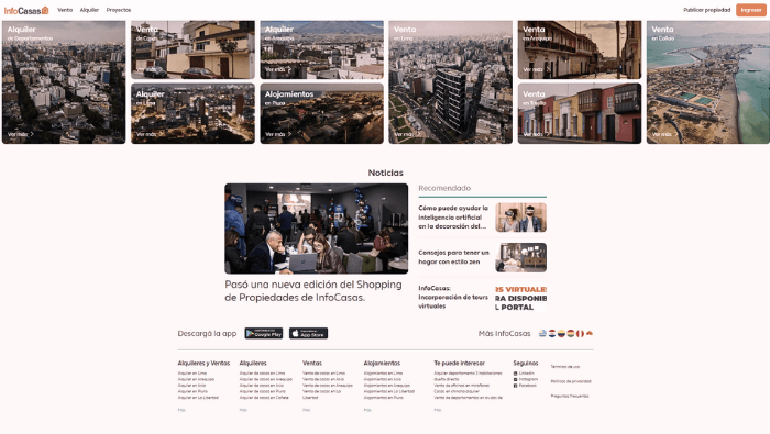 InfoCasas AppWeb